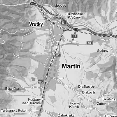 Mapa Martina