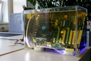 Linux akvárium PC od profiq týmu.